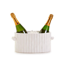 Load image into Gallery viewer, Two's Company Faux Bamboo Oval Centerpiece (50377)