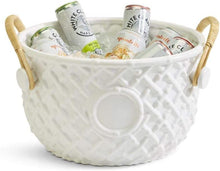 Load image into Gallery viewer, Two's Company Hampton Faux Bamboo Fretwork Party Bucket