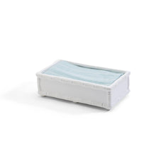 Load image into Gallery viewer, Two's Company Hampton Faux Bamboo Fretwork Guest Towel Tray