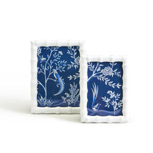 Load image into Gallery viewer, Two's Company Aviary High Gloss Faux Bamboo Set of 2 Photo Frames