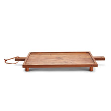Load image into Gallery viewer, Two's Company Gatherings 31-1/2" Footed Serving Tray with Handles