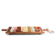 Load image into Gallery viewer, Two's Company Gatherings 31-1/2" Footed Serving Tray with Handles
