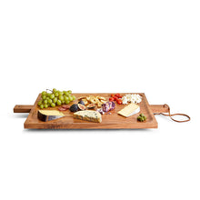 Load image into Gallery viewer, Two's Company Gatherings 31-1/2" Footed Serving Tray with Handles