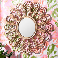 Load image into Gallery viewer, Two's Company Flower Shaped Wall Mirror