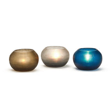 Load image into Gallery viewer, Two's Company Handcrafted Glass Votives, Set of 3