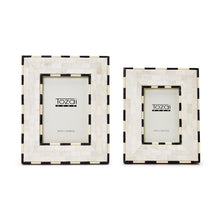 Load image into Gallery viewer, Two's Company Brick Pattern Set of 2 Photo Frames