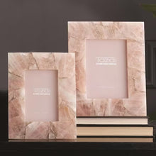 Load image into Gallery viewer, Two's Company Pink Quartz Set of 2 Photo Frames (4"x6" & 5"x7")