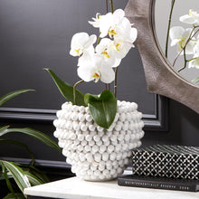 Load image into Gallery viewer, Two's Company Pompom Decorative Ceramic Vase/Planter, YUL109