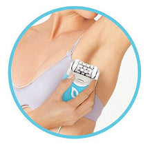 Load image into Gallery viewer, Emjoi e60 2-in-1 Purple Epilator, Shaver/Trimmer & Sensitive Attachment (AP-14EPY)