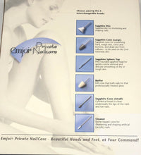 Load image into Gallery viewer, Emjoi AP-60 Private Nailcare Kit for Home Manicure (6 Interchangeable Heads)