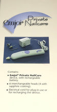 Load image into Gallery viewer, Emjoi AP-60 Private Nailcare Kit for Home Manicure (6 Interchangeable Heads)