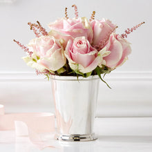 Load image into Gallery viewer, Two&#39;s Company McKenzie Silver-Plated Brass Mint Julep Vase
