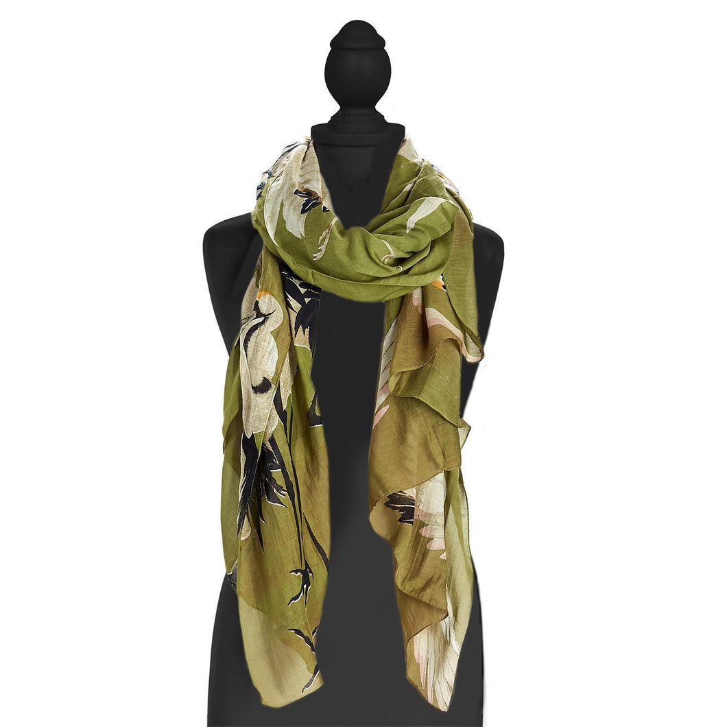 Two's Company Heron Scarf