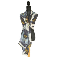 Load image into Gallery viewer, Two&#39;s Company Pansy Flower Scarf
