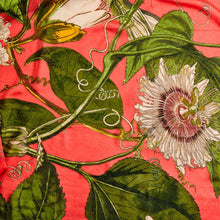 Load image into Gallery viewer, Two&#39;s Company Coral Passion Flower Long Kimono

