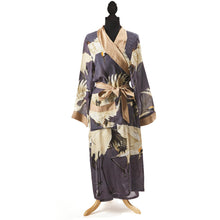 Load image into Gallery viewer, Two&#39;s Company Heron Charcoal Robe with Removable Waist Tie Closure and Pockets

