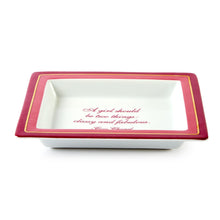 Load image into Gallery viewer, Two&#39;s Company Wise Sayings &quot;A Girl Should be Two Things: Classy and Fabulous&quot; Desk Tray
