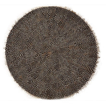Load image into Gallery viewer, Two&#39;s Company Guinea Fowl Feather Set of 6 Placemats
