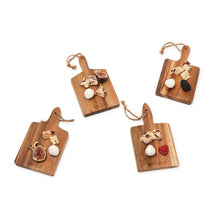 Load image into Gallery viewer, Two&#39;s Company Set of 4 Individual Wood Charcuterie Boards

