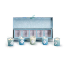 Load image into Gallery viewer, Two&#39;s Company Watercolors Set of 5 Scented Soy Candles in Gift Box
