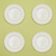 Load image into Gallery viewer, Two&#39;s Company Lattice Set of 4 Melamine Salad / Dessert Plates
