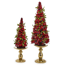 Load image into Gallery viewer, Two&#39;s Company Set of 2 Decorative Gold Pedestal Centerpieces
