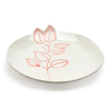 Load image into Gallery viewer, Two&#39;s Company Full on Color Set of 4 Hand-Painted Tidbit Plates
