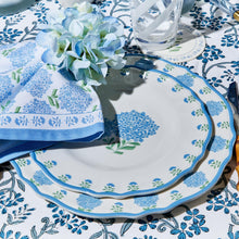 Load image into Gallery viewer, Two&#39;s Company Hydrangea Melamine Set of 4 Salad or Dessert Plates
