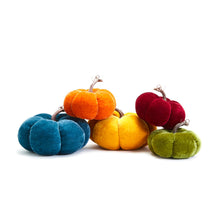 Load image into Gallery viewer, Two&#39;s Company Rich Hues Set of 10 Plush Pumpkins (2 Sizes)
