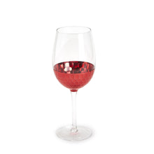 Load image into Gallery viewer, Two&#39;s Company Red Hot Set of 4 Faceted Wine Glasses (16 oz each)
