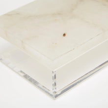 Load image into Gallery viewer, Two&#39;s Company White Quartz Set of 2 Decorative Boxes
