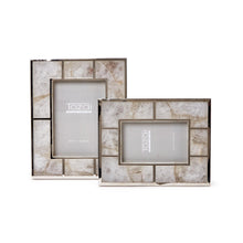 Load image into Gallery viewer, Tozai Genuine White Quartz Set of 2 Photo Frames
