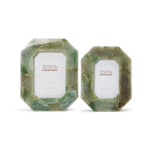 Load image into Gallery viewer, Tozai Set of 2 Green Quartz Photo Frames
