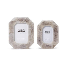 Load image into Gallery viewer, Tozai Set of 2 White Quartz Photo Frames
