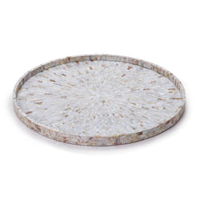 Load image into Gallery viewer, Tozai Jaipur Palace Mother of Pearl Decorative Tray (24&quot;)
