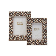 Load image into Gallery viewer, Tozai Micro Squares Set of 2 Photo Frames
