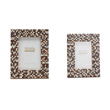 Load image into Gallery viewer, Tozai Micro Squares Set of 2 Photo Frames
