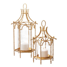 Load image into Gallery viewer, Tozai Home Tozai Brighton Pagoda Set of 2 Lanterns
