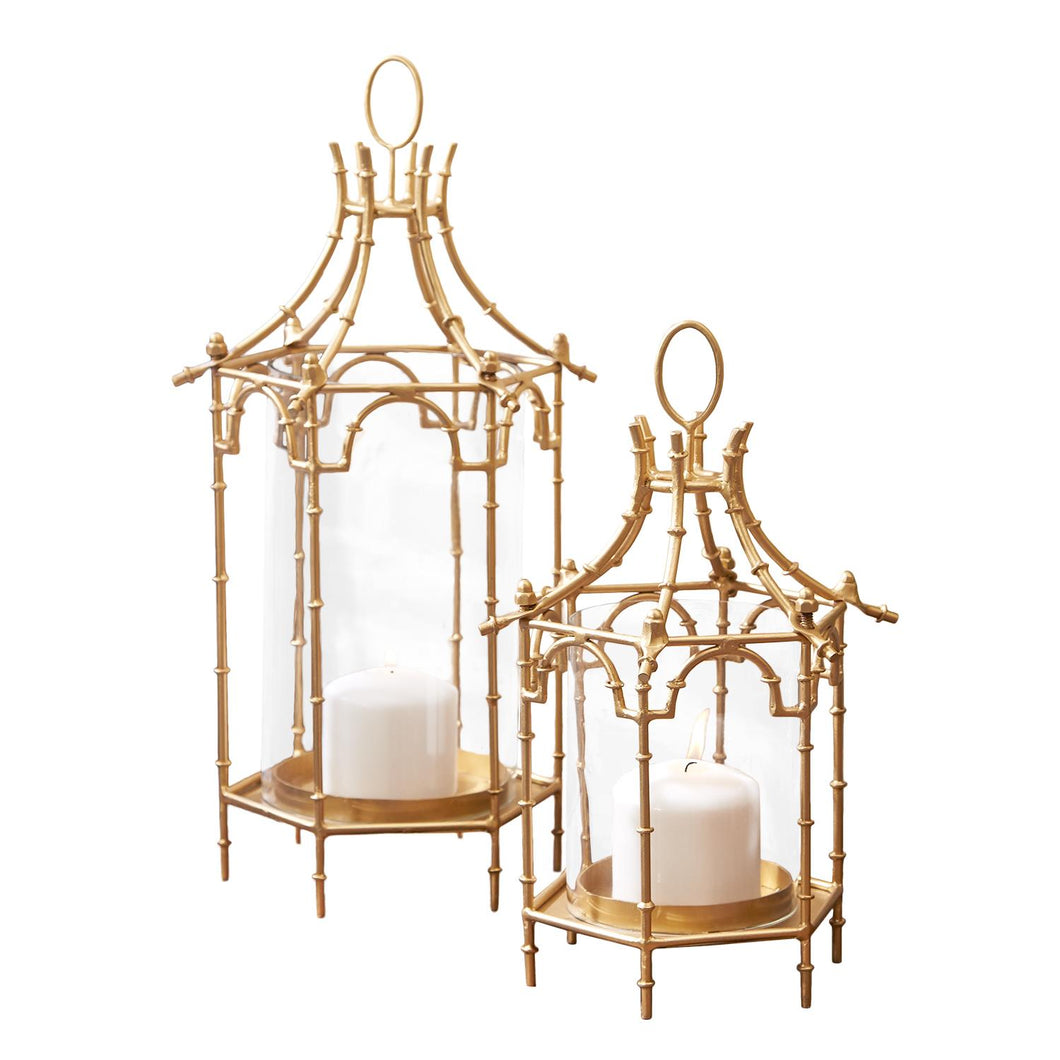 Tozai Home Tozai Brighton Pagoda Set of 2 Lanterns