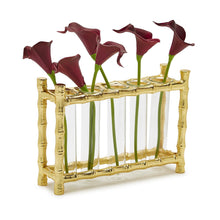 Load image into Gallery viewer, Tozai Home Golden Bamboo Vase
