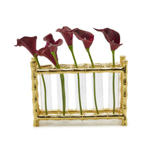 Load image into Gallery viewer, Tozai Home Golden Bamboo Vase
