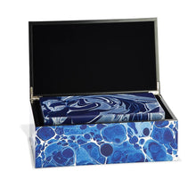 Load image into Gallery viewer, Two&#39;s Company Set of 2 Atlantis Hinged Boxes Lined With Black Velvet
