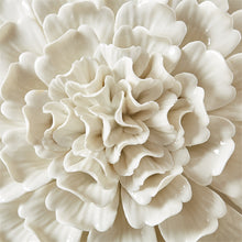 Load image into Gallery viewer, Two&#39;s Company White Porcelain Garden Flower Wall Sculptures, 7-Piece Set
