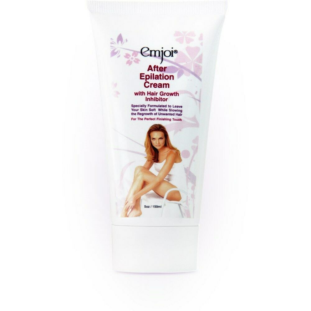 Emjoi After Epilation Cream (5 oz) Formulated to Leave Skin Soft, Slows Regrowth