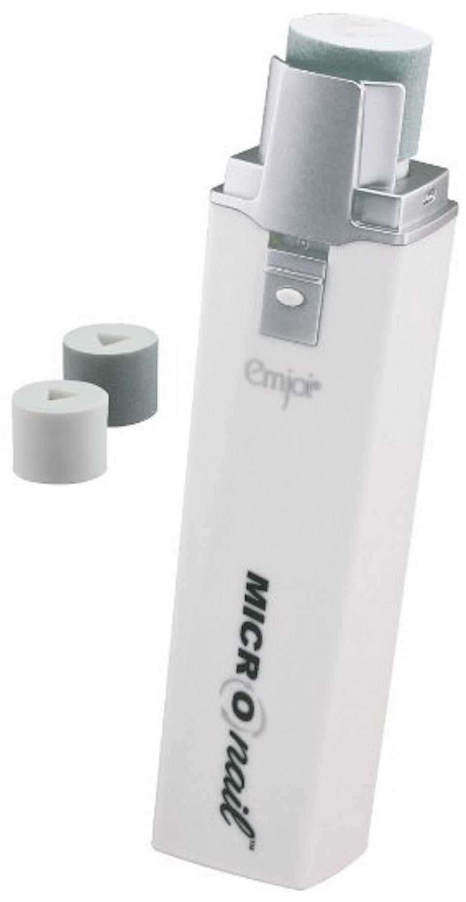 Emjoi Micro Mani Nail Buffer w/ 4 Smooth & Shine Rollers (White) AP-8QW