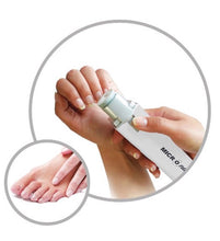 Load image into Gallery viewer, Emjoi Micro Mani Nail Buffer w/ 4 Smooth &amp; Shine Rollers (White) AP-8QW
